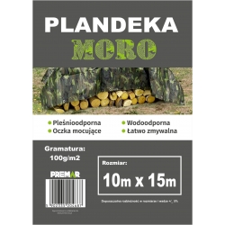 PLANDEKA 10X15M MORO OKRYCIOWA OCHRONNA 100G/M2 