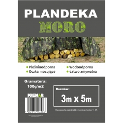 PLANDEKA 3X5M MORO OKRYCIOWA OCHRONNA 100G/M2 