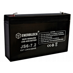 AKUMULATOR 6V 7.2AH ENERBLOCK DEEP-CYCLE AGM