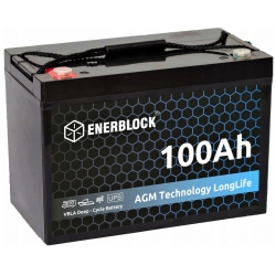 AKUMULATOR AGM 12V 100AH ENERBLOCK DEEP-CYCLE