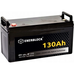 AKUMULATOR ŻELOWY AGM HYBRID 12V 130AH DEEP-CYCLE