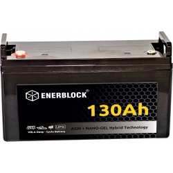 AKUMULATOR ŻELOWY AGM HYBRID 12V 130AH DEEP-CYCLE